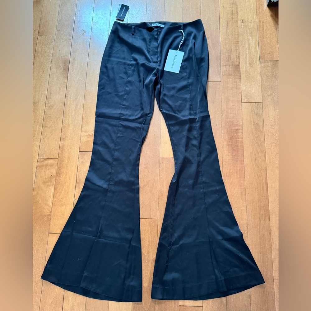 Acne Studios Black Flare Pants